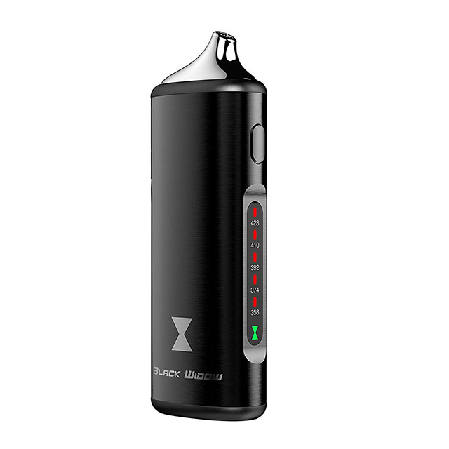 本物のキングトンblkブラックウィドウドライハーブ&ワックス蒸気装置Vapeキット - ブラック、2200mah