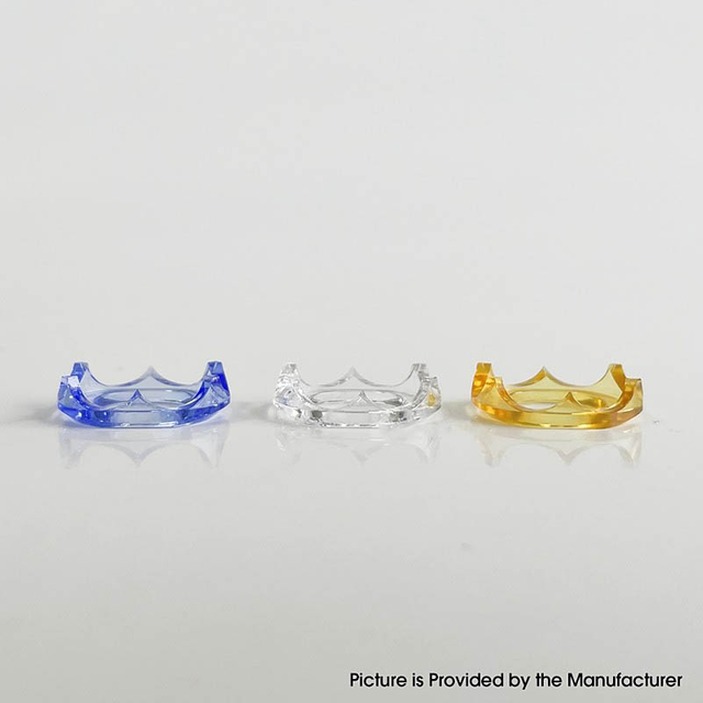 Anneau décoratif pour la monarchie mobb ms sceptre style rba - translucide + bleu + jaune, pc (3 pcs)