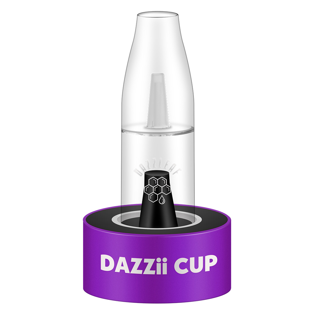 Authentic DAZZLEAF DAZZii CUP Dab Rig Water Pipe Vaporizer Kit 1600mAh 