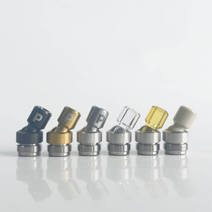 Joystick Never Normal untuk Dotmod Dotaio V1 / V2 Pod - Silver + Beige, Shogpiece 360 ​​Derajat yang Dapat Diputar