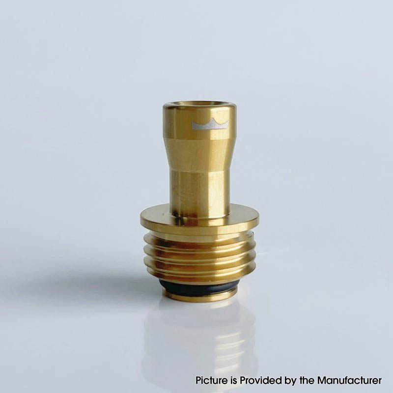 Monarchy Tapered Drip Tip for BB / Billet / Boro AIO Box Mod Stainless Steel