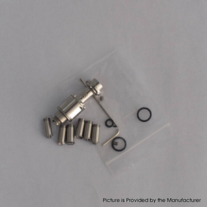 MISSION KB2 RBA Bridge for BB / Billet / Boro - Silver, Air Pins 1.0mm / 1.2mm / 2.0mm / 2.5mm / 3.0mm / 3.5mm / 4.3mm