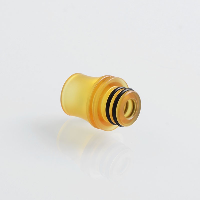 Coppervape Replacement 510 Wide Bore Drip Tip for Dvarw Style RTA - Yellow, PEI, 17mm