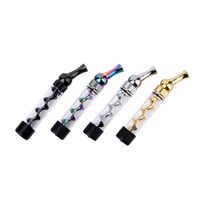 Dry Herb Vape Kit Blunt 7pmini Twisty Glass Bubbler Smoking Pipe-gold 