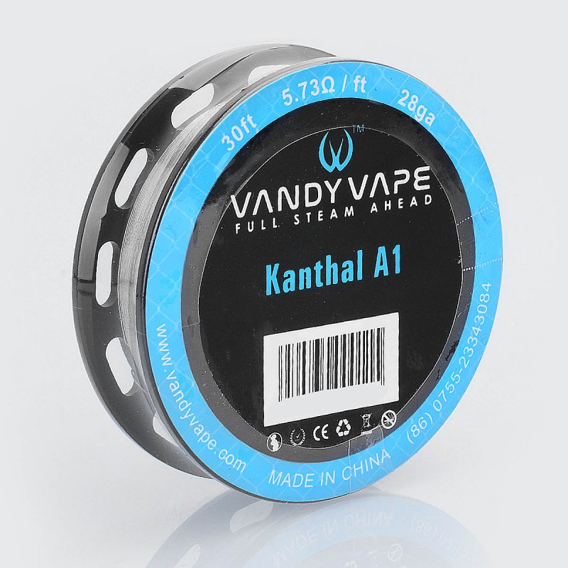 Authentic Vandy Vape Kanthal A1 Heating Resistance Wire - 28GA, 5.73 Ohm / Ft, 10m (30 Feet)