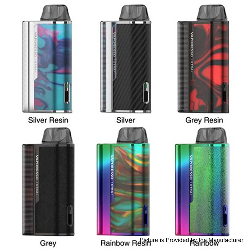Authentisch Vaporesso xtra 900mah pod System Vape Starter -Kit, 2ml, 0,8OHM / 1,2OHM