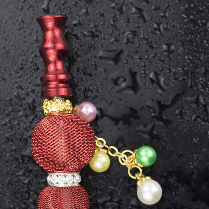 Hookah Tips Metal Rhinestone Nozzle Diamond Hookah Accessories Hose Mouth Tips Cigarette Holder 