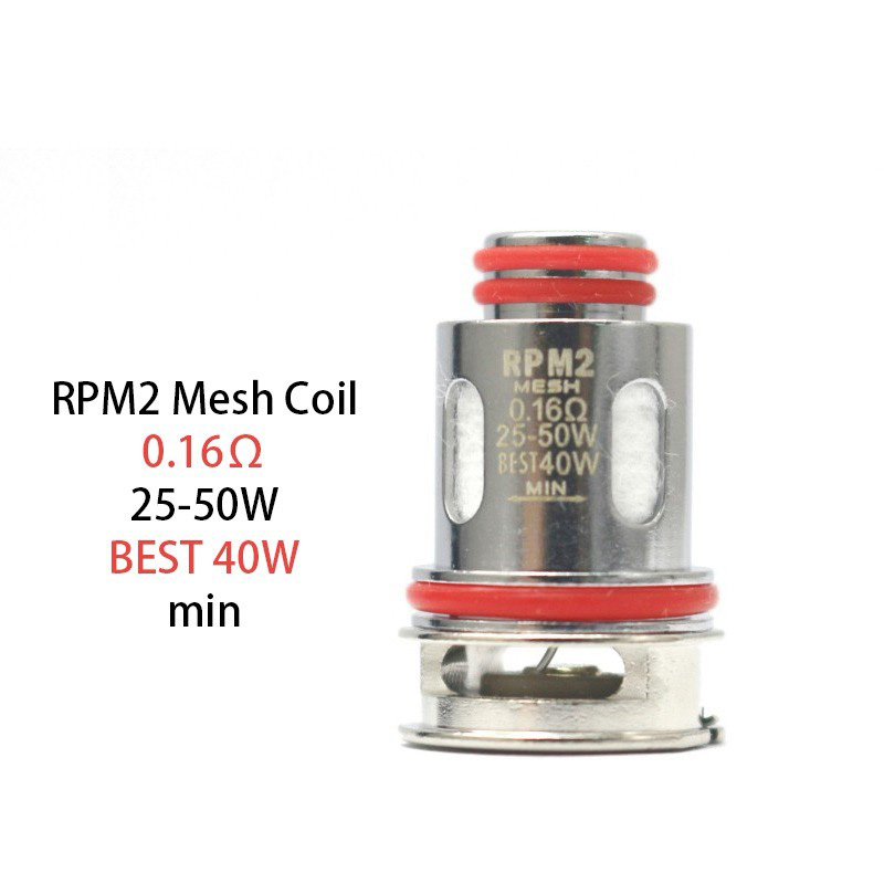 Authentic VapeSoon RPM2 Mesh Coil for SMOK Scar-P5 Kit / Scar-P3 Kit / RPM 2 / 2S Kit - 0.16ohm (25~50W) (5 PCS)