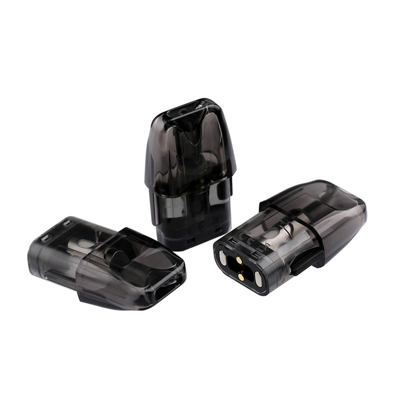 Authentic Demon Killer Fod Pod System Vape Kit Replacement Pod Cartridge w/ 1.0ohm Coil - Black, 2ml (3 PCS)
