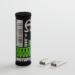 Authentic Wotofo Quad Core Fused Clapton N80 Pre-built Coil - 0.26 Ohm, 28GA x 4 + 36GA (10 PCS)