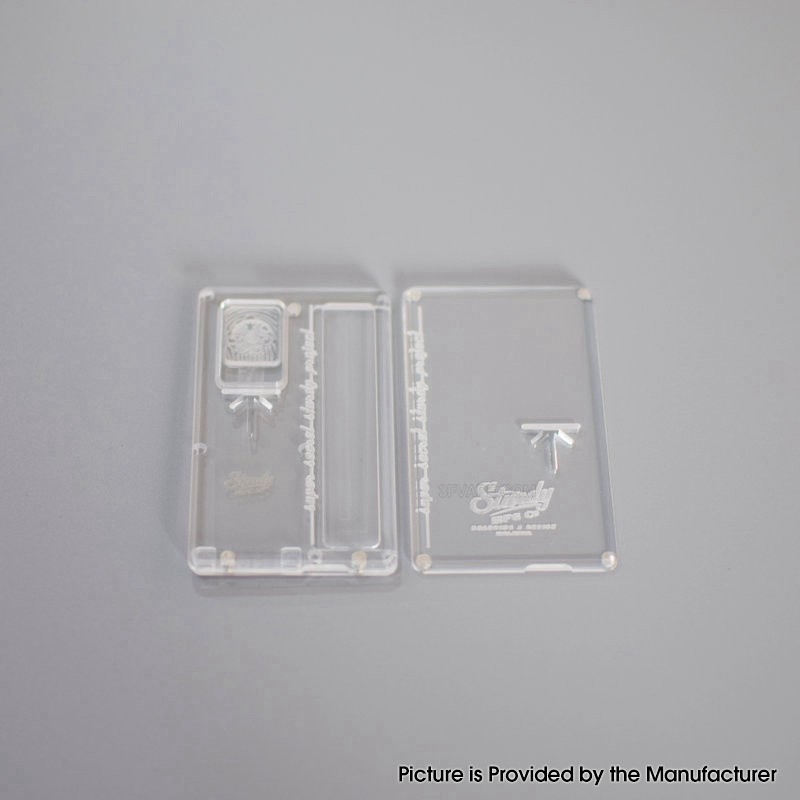 SSPP Front + Back Door Panel Plate Set for Cthulhu AIO Mod Kit - Translucent