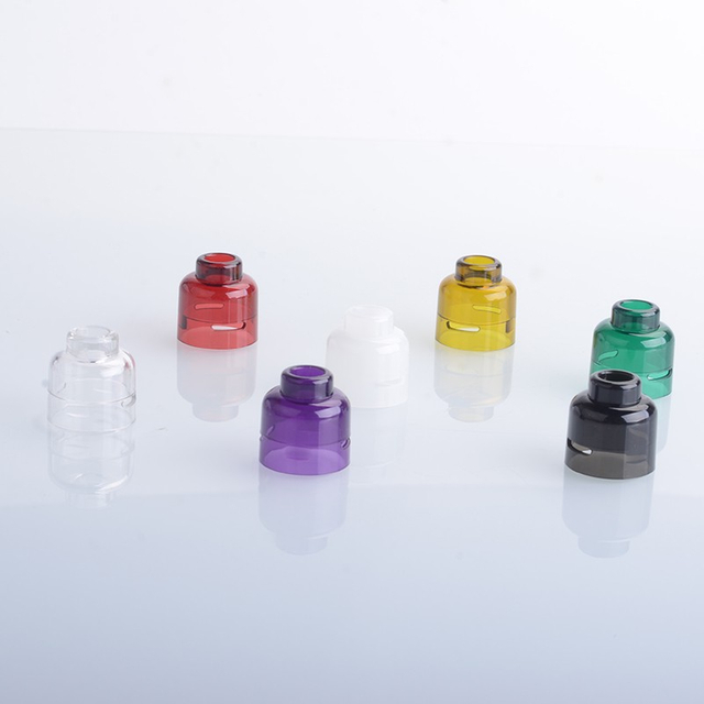 정통 BP Mods Bushido V3 RDA 교체 7 볼 캡 키트 - PCTG, 7 PCS / PACK