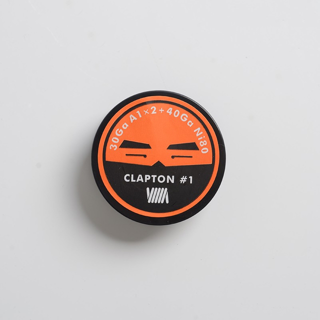 RDA / RTA / RDTA vape Atomizer 용 정통 BP 모드 Clapton 코일 와이어 -30GA A1 X 2 + 40GA NI80 (3M)