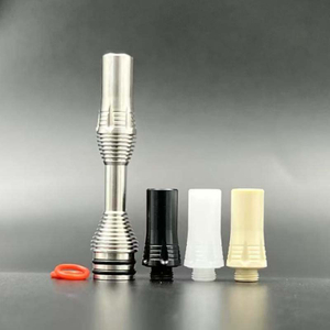 Long 510 Consejo de goteo Base de acero inoxidable +4 boquillas para atomizador RTA RDA