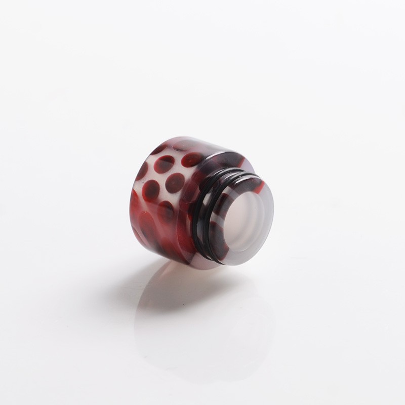 Authentic Reewape AS306 Replacement 810 Drip Tip for SMOK TFV8 / TFV12 Tank / Kennedy / Battle / Reload RDA - Red, Resin, 15mm