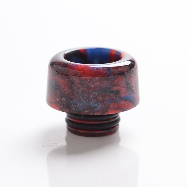 Authentic Mechlyfe Ratel XS 80W Rebuildable AIO Pod Vape Kit Replacement 510 DTL Drip Tip - Red, Resin, 11mm