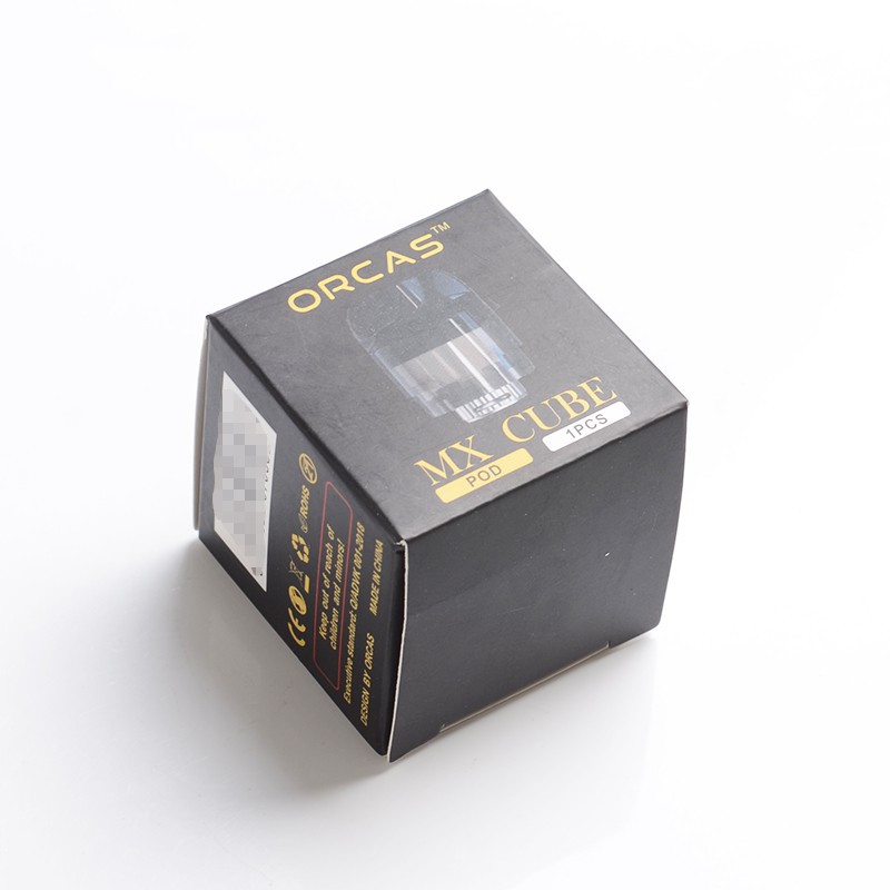 Authentic Advken Orcas MX Cube Vape Pod System Replacement Empty Pod Cartridge - (5 PCS)