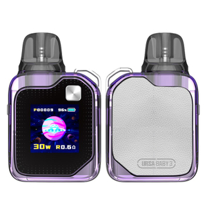 Authentic Lost Vape Ursa Baby 3 Pod System Kit-1000mAh Batterie, nachfüllbare 2,5 ml Pods, Doppelspulenoptionen (0,6OHM/0,8OHM)