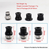 SXK Mission Tips Integrated Whistle Style Drip Tip Mouthpiece + Base for SXK BB Box Mod 20x13mm + 18x15mm +18x13mm