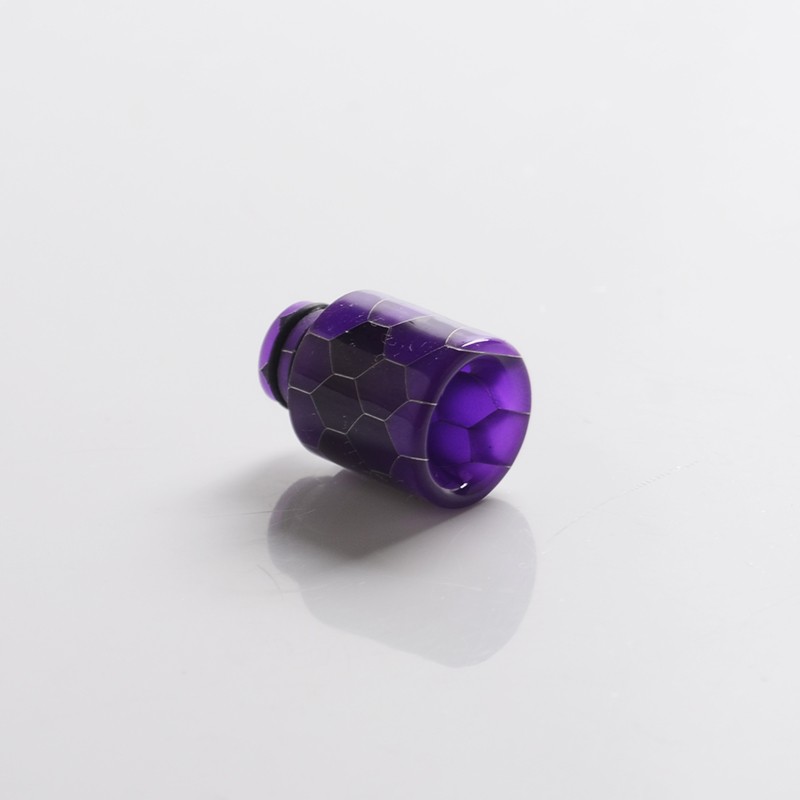 Authentic VapeSoon DT398 Replacement Drip Tip for GeekVape Aegis Boost Pod System Vape Kit - Purple, Resin, 17mm