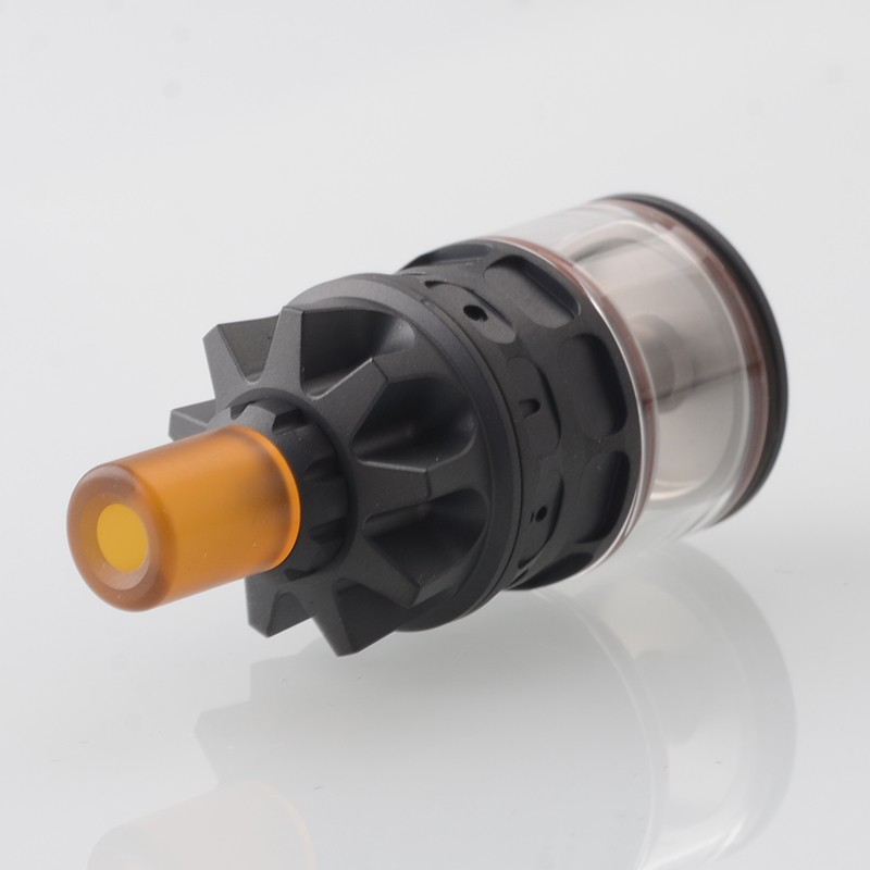ULTON Rook Style RPGA Rebuildable Professional Genesis Atomizer w/ BF Pin, 3.0ml, Mesh / Cotton Deck, 22mm Diameter