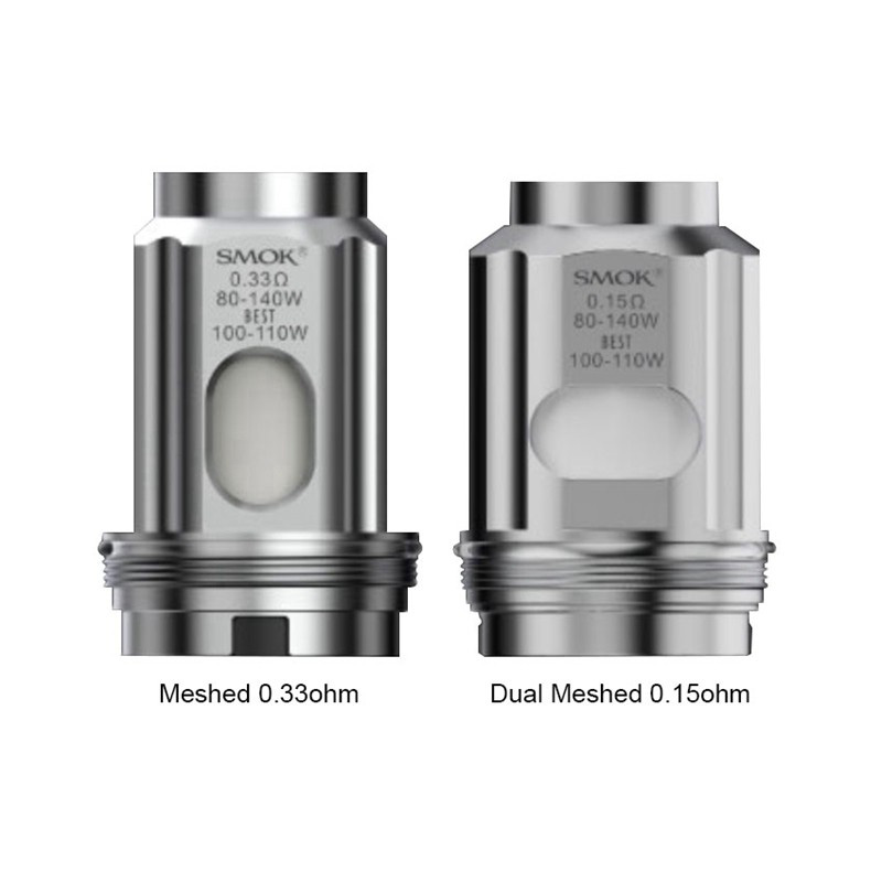 Authentic SMOKTech SMOK TFV18 Tank Replacement Meshed Coil Head - 0.33ohm (3 PCS)