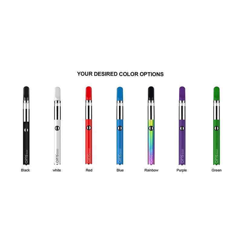 Airistech Quaser Vaporizer Pen Vape 키트, 350mAh, 석영 난방 기술, 혁신적인 DAB 마우스 피스, 1.8ohm