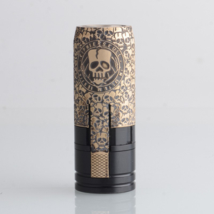 MK2 Special Style Mechanical Mod - oro nero, ottone, 1 x 18650, cranio limitato