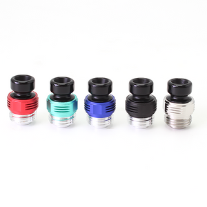 Authentic Etent Flash Nut Drip Tip untuk BB / Billet / Boro AIO Box Mod Aluminium Alloy + POM