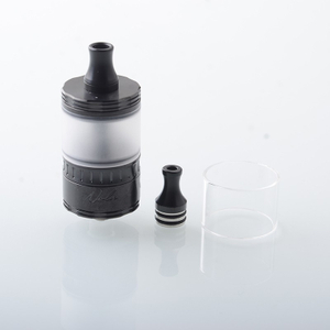 Estilo NOLA RTA 22 mm 3.2ml tanque reconstruible para mtl & rdl Vaping con logotipo negro