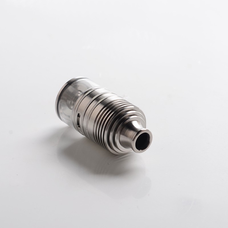ShenRay Typhoon Taifun GX Style MTL / DL RDTA Rebuildable Dripping Tank Vape Atomizer - Silver, 316SS, 4ml, 23mm Dia