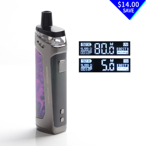 Authentic Vaporesso TARGET PM80 SE 80W VW Box Mod Pod System Vape Starter Kit - Purple, 4.0ml, 0.2ohm / 0.6ohm, 5~80W, 1 x 18650