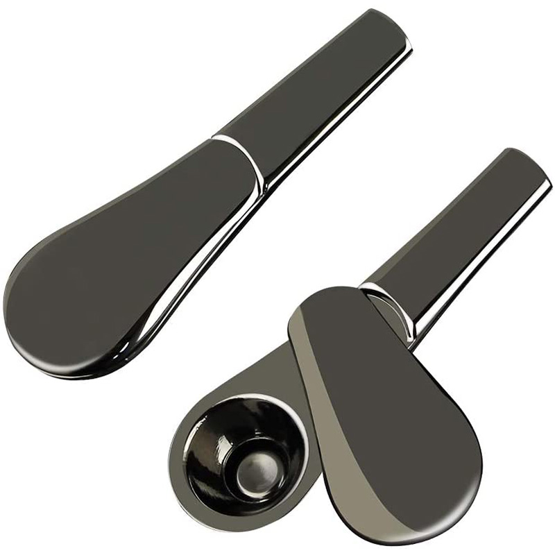 High Quality Stainless Portable Metal Spoon pipe Smoking Tobacco Pipe Buy pipe for