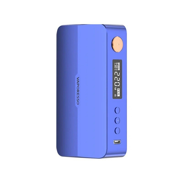 Authentic Vaporesso Gen X 220W TC VW変数Wattage Vape Box Mod  -  Sapphire Blue、5〜220W、2 x 18650