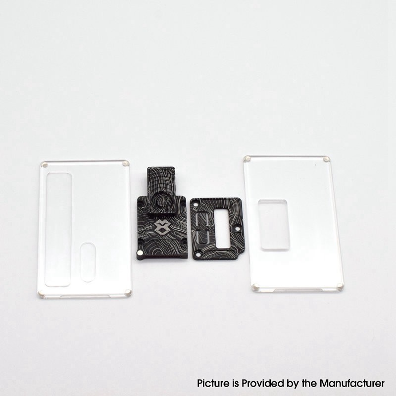 Mission XV Topo Inner Plate Set + Front / Back Plate for SXK BB / Billet Box Mod Kit Aluminum + Acrylic