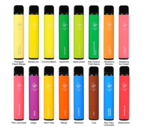 Authentic Elf Bar 1500 Puffs Disposable Kit 850mAh 4.8ml (20mg)