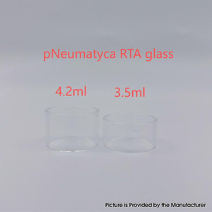 YFTK pNeumatyca Style RTA Tabung Tangki Kaca Pengganti - Transparan, 4.2ml (1 PC)