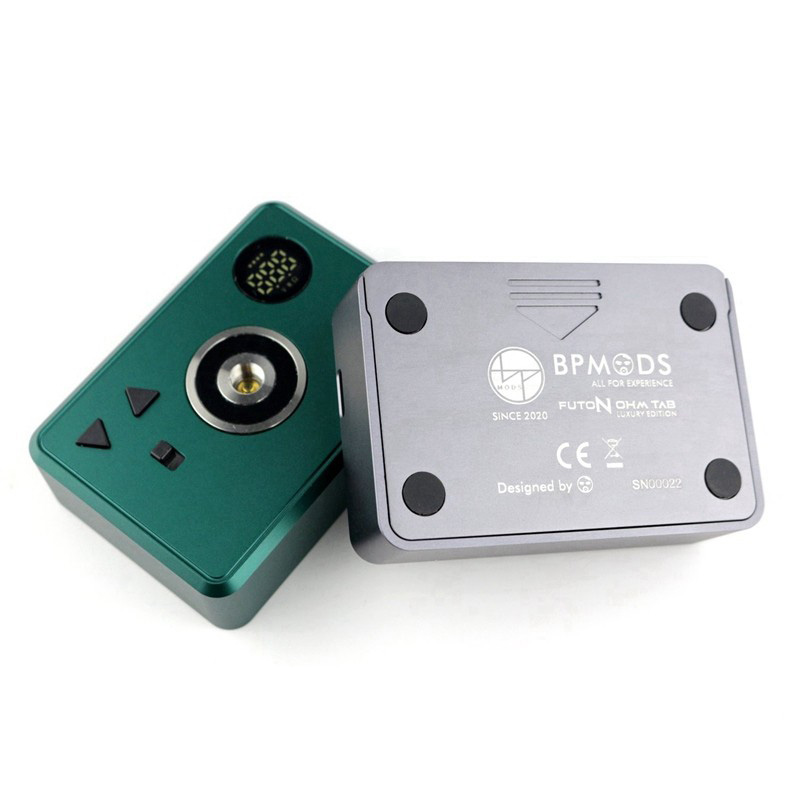 BP Mods Futon Ohm Tab, Aluminum Alloy, Luxury Edition, 1 x 18650
