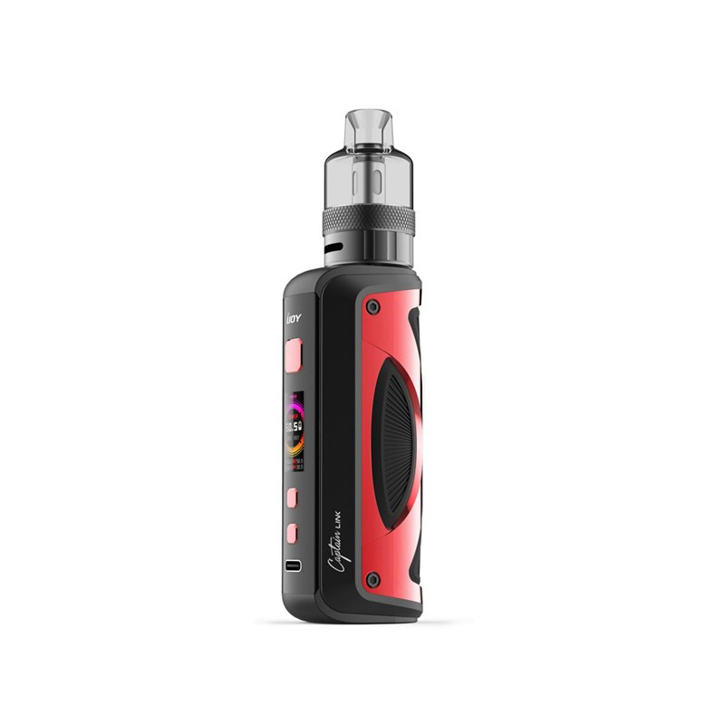 IJOY Captain Link 100W VW Box Mod + 5.0ml Captain Pod Tank Kit, 5~100W, 1 x 18650 / 21700, Univ S 2.0 Chipset