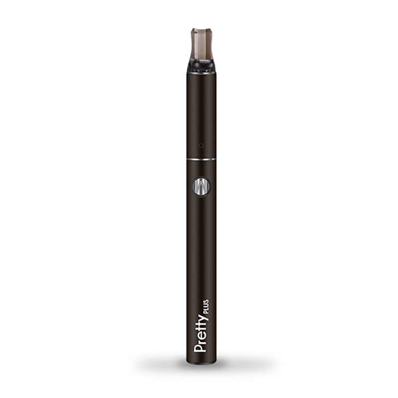 Atman Pretty Plus Protable Dry Herb Pen, melhor kit de vaporizador de ervas com bateria de 900mAh e câmara de aquecimento de cerâmica de 1,6 ml -preto