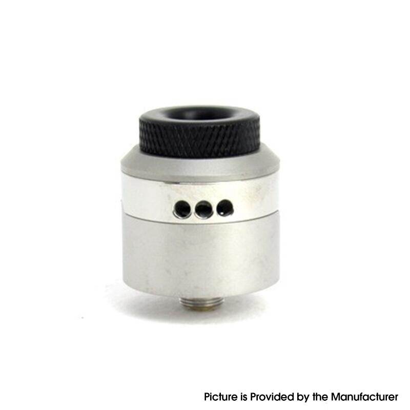 Coilturd Style RDA Rebuildable Dripping Vape Atomizer w/ BF Pin / AFC Ring Single / Dual Coil Configuration, 24mm Dia