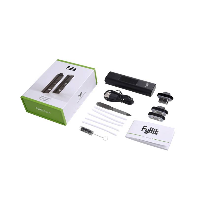 Dry Herb & Wax | Fyhit 2 in 1 Dual Vaporizer Kit with Touch Screen,2680 mAh Battery,Aluminum Alloy, 350~450'F