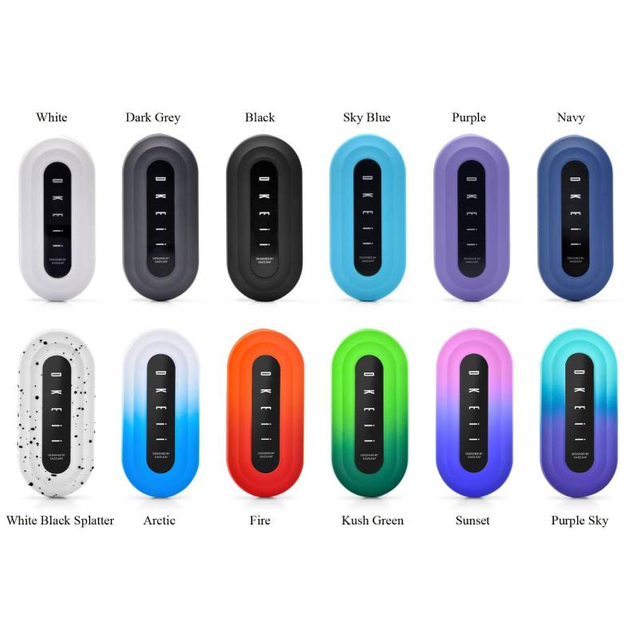 Аутентичный DAZZLEAF DKEII 650MAH Масло / восковое картридж аккумулятор 650 мАч, всплывающее 510 Дизайн формы ключа автомобиля.