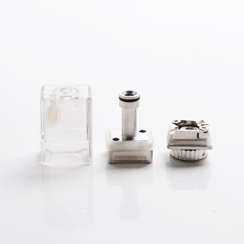 ULTON DOTSHELL Style Replacement Tank RBA w/ 3 MTL Pin for dotAIO Portable AIO Pod System Vape Kit 1.0mm + 1.2mm + 1.5mm