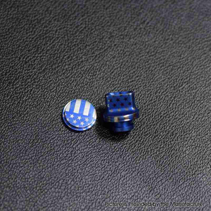  MK Mods Replacement Drip Tip + Button for SXK BB / Billet Box Mod Kit Titanium