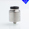 C2MNT Cosmonaut v2 스타일 RDA 재건 가능한 드립 핑 아토마 미저 w/ bf 핀 - 실버, 스테인리스 스틸, 24mm 직경