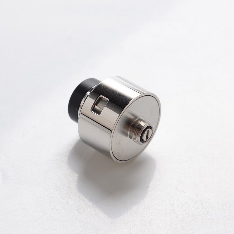 Vapeasy Vauban V1.5 Style BF RDA Rebuildable Dripping Atomizer w/ 7 Air Duct Insert - Silver, 316SS, 22mm Diameter, 1:1 Version