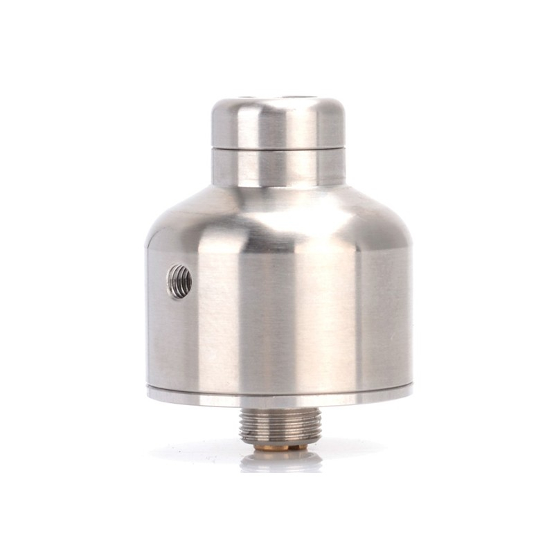 Nipple Style RDA Rebuildable Dripping Vape Atomizer - Silver