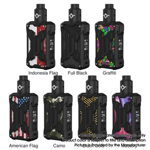 Authentic Rincoe Mechman Lite 228W TC VW Box Mod + Metis RDA Atomizer Vape Kit , 1~228W, 2 x 18650