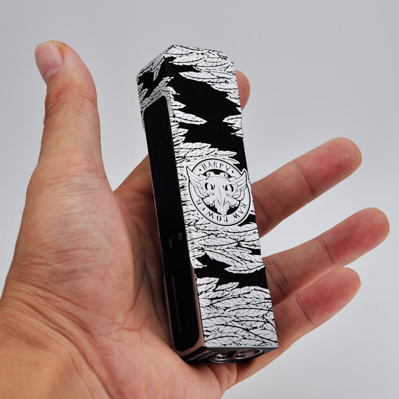 Rekavape Harpy Coffin Style Boro Mod – DNA60 チップセット、1&times;18650、60W 安定化デバイス、Boro タンクと互換性あり